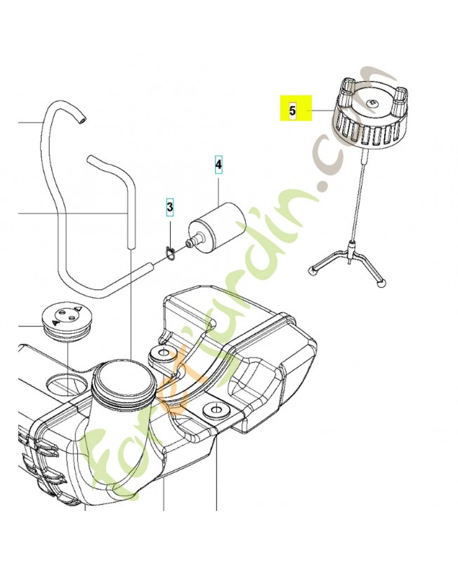 Bouchon de réservoir