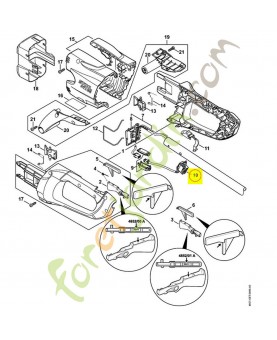 Commutateur stihl réf : 4857-430-0502