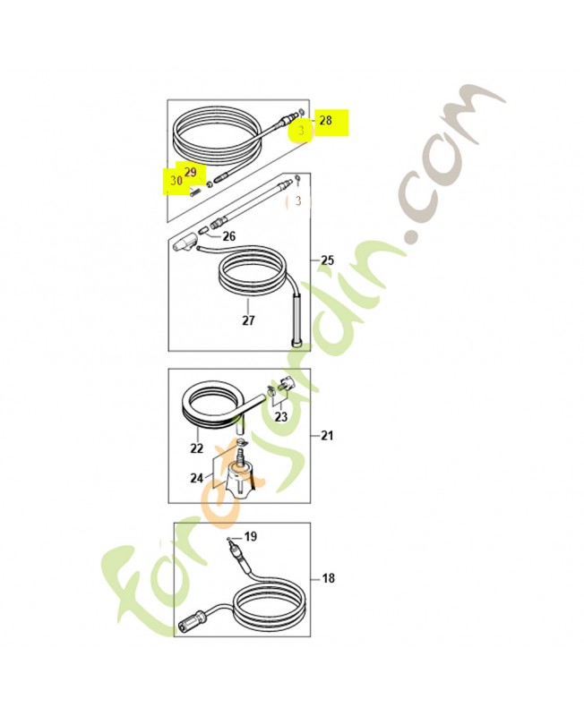 Kit de nettoyage de canalisations 15 m