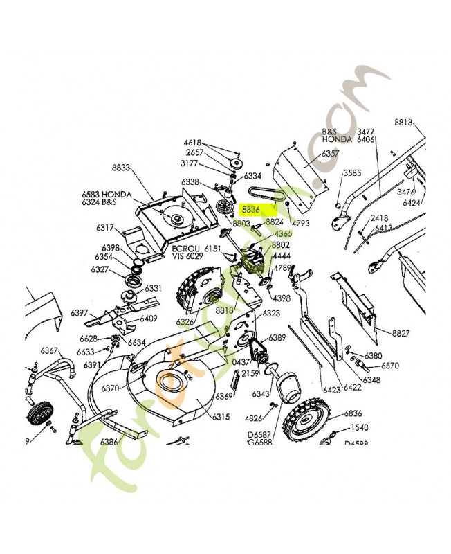 Courroie (Z 22) Référence K306030013 Courroie (Z 22) Référence K306030013