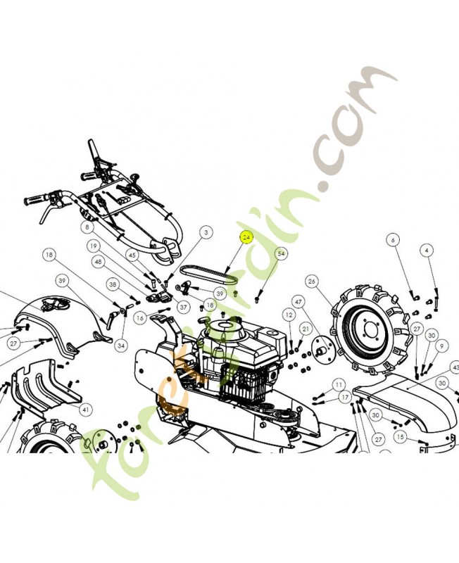 Courroie (A29) référence 0306030098 Courroie (A29) référence 0306030098