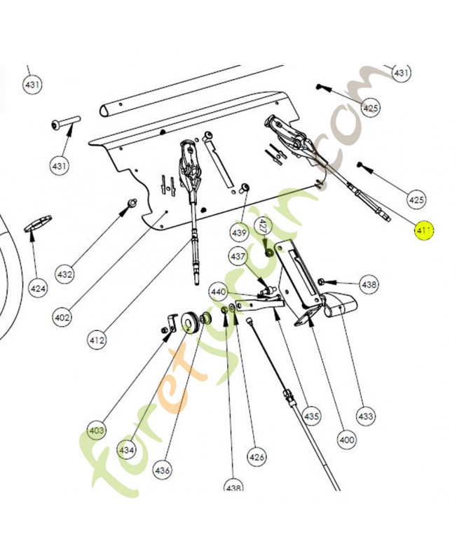 Câble référence K308050008 Câble référence K308050008