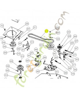 Courroie référence K306030023