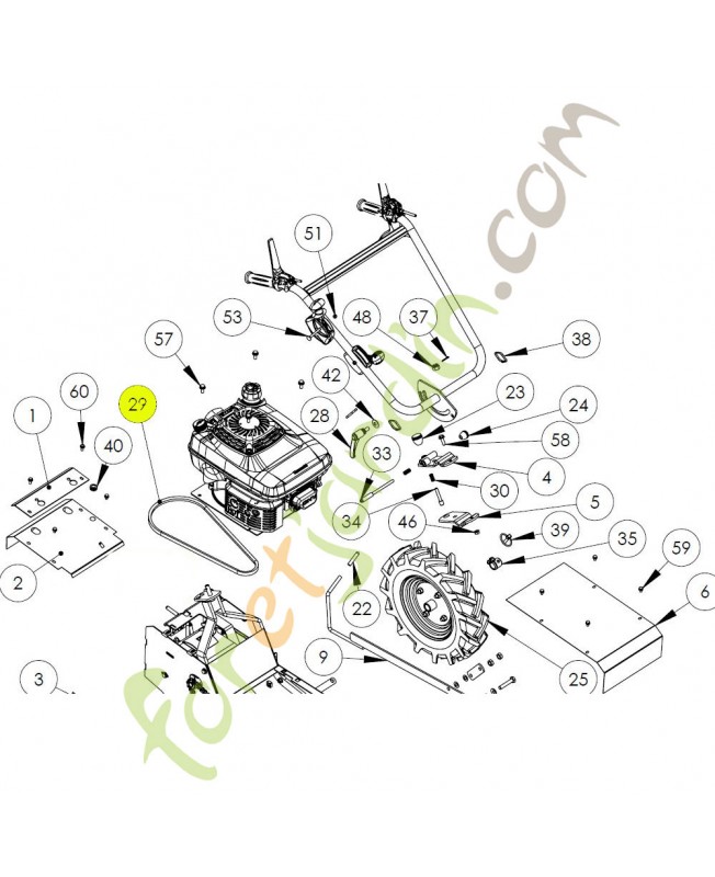 Courroie référence K306030045 (A 39) Courroie référence K306030045 (A 39)