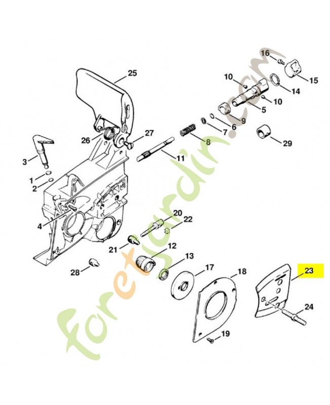 Tole laterale interieure