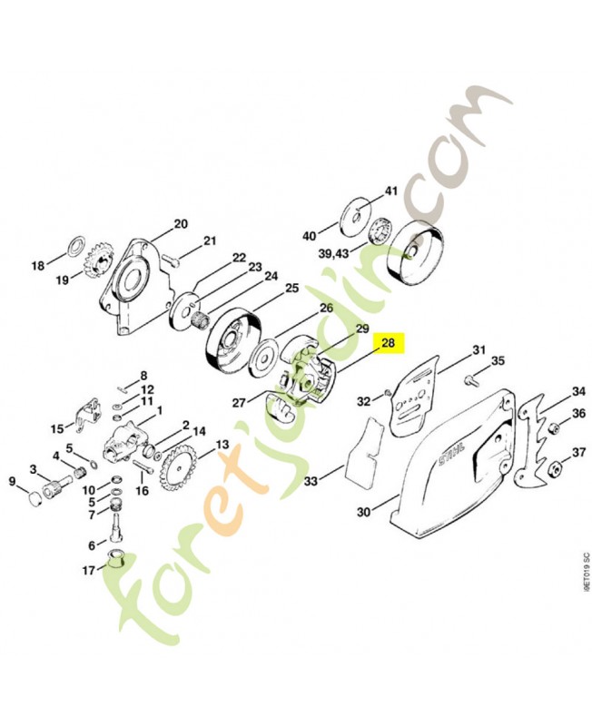 Masselotte stihl réf 1113-162-0802