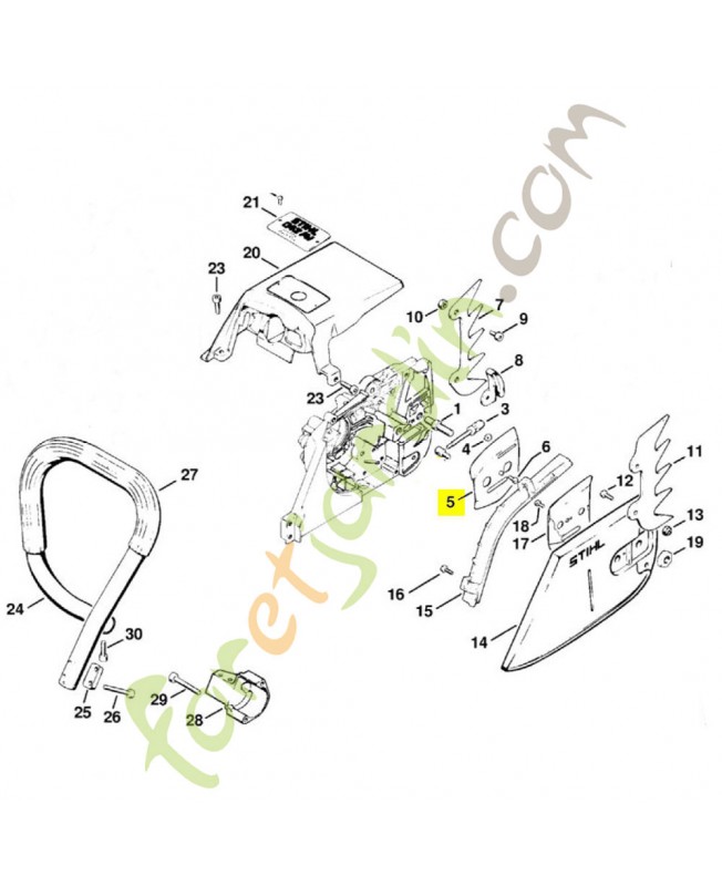 Tole laterale interieure