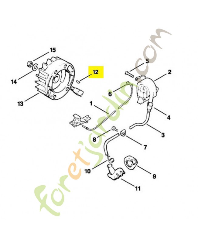 Clavette demi-lune 2 x 3.7