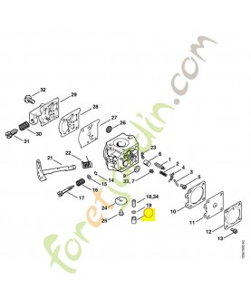 Piston de pompe Stihl réf. 1120-121-5801