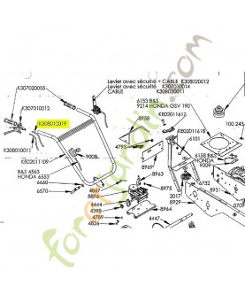 Câble référence K308010019