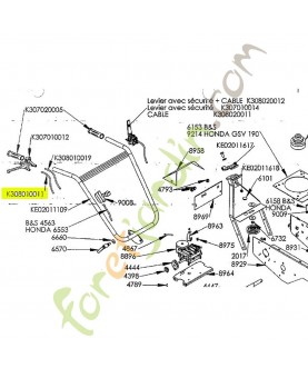 Câble référence K308010011
