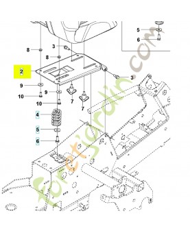 Fixation de siège 200-300...
