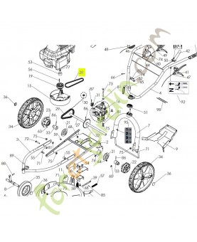 Courroie référence K306030044