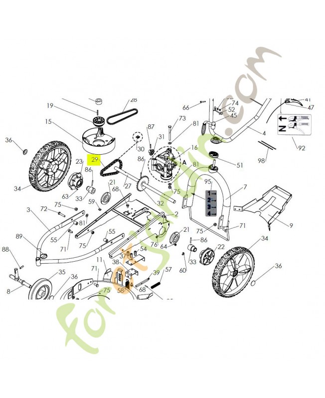Chaine 36 maillons référence K306020016 Chaine 36 maillons référence K306020016