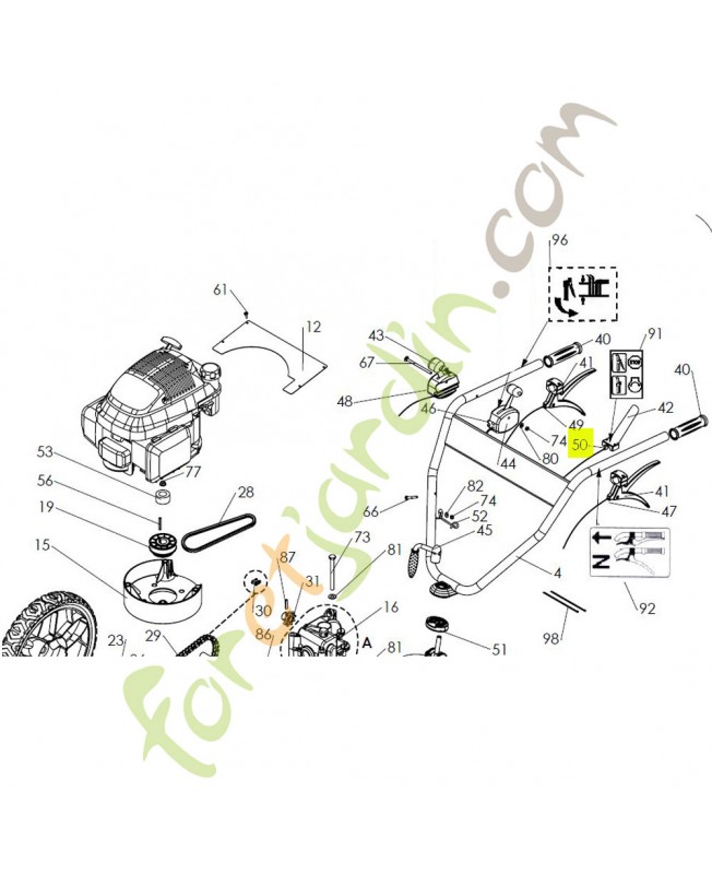 Câble référence K308020031 Câble référence K308020031
