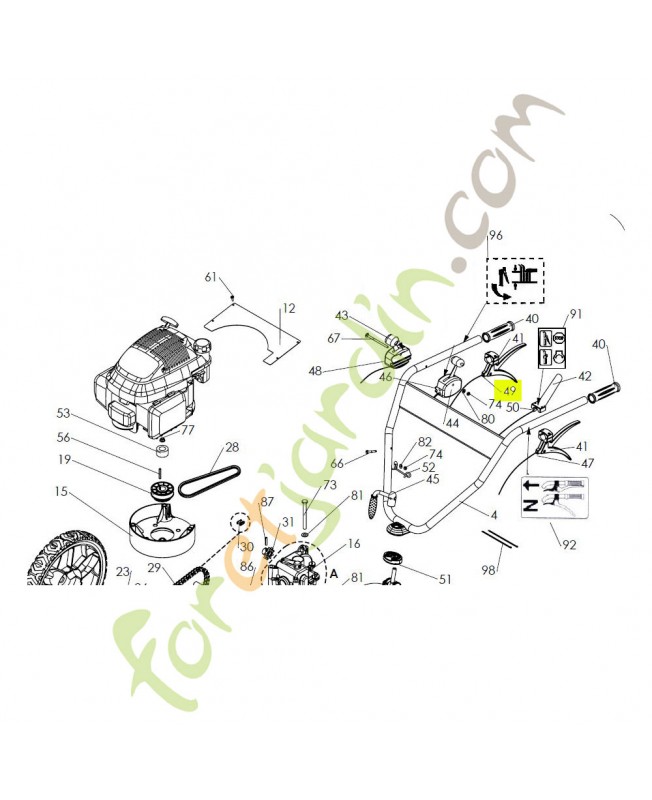 Câble référence K308030002 Câble référence K308030002
