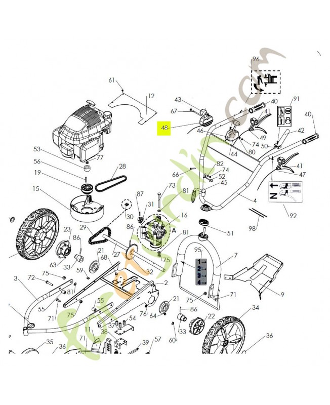 Câble référence K308010024 Câble référence K308010024