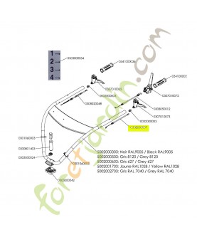 Câble référence 0308030007