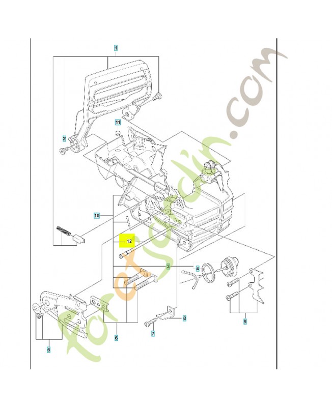 Tube 501667401 - Pièce détachée Husqvarna