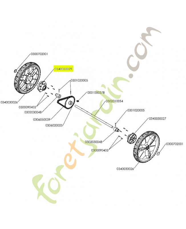 Palier référence 0340030029