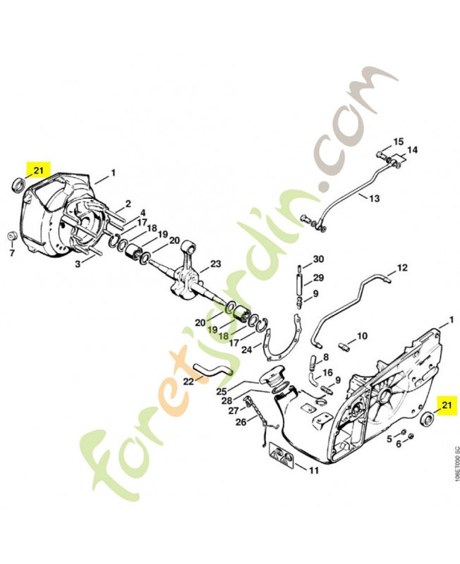 Anneau de joint 18x30x7