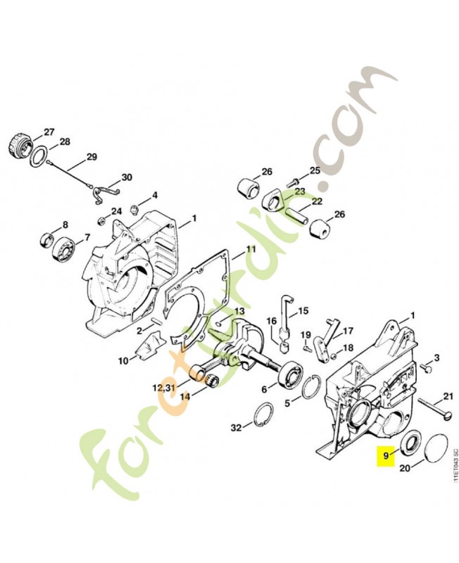 Bague etanche ad 25x47x7
