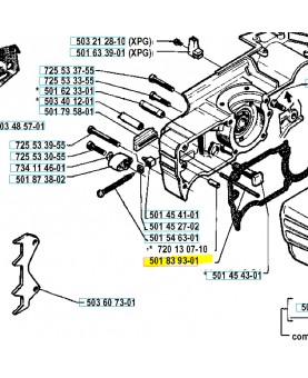 tuyau husqvarna 501839301