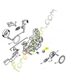 Douille aiguilles 8x12x10