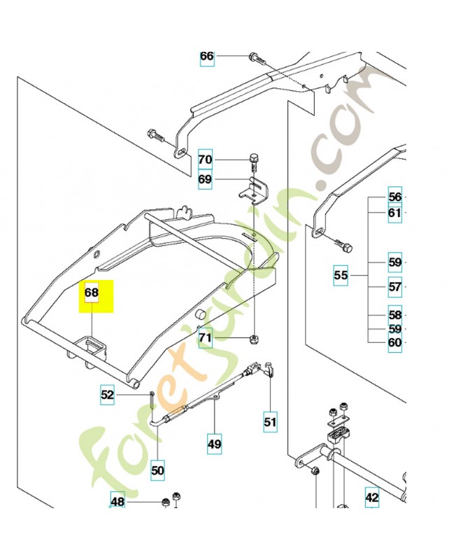 Chassis de l'unité c122xp