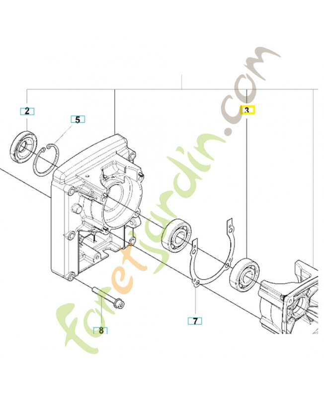 Roulement 6202t2x13c3