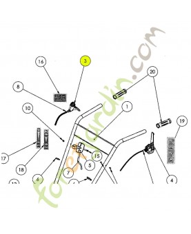 Levier référence K307010023