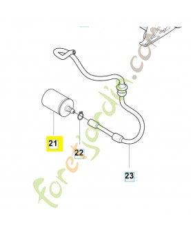 Filtre à carburant 503443203 - Pièce détachée Husqvarna