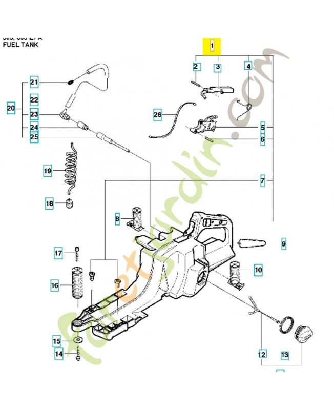 Réservoir à essence