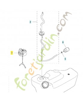 Bouchon de réservoir complet