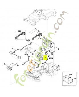Câble  fiche de diagnostic