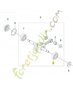 Roulement Husqvarna ref. 597610801