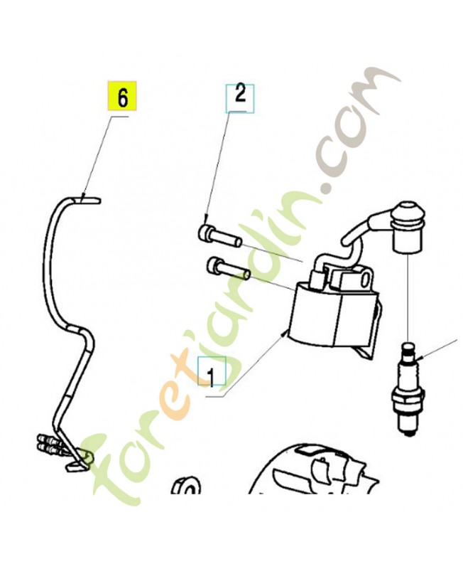 CÂBLE DE COURT-CIRCUIT référence 574488903 husqvarna