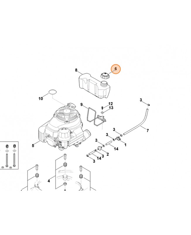 bouchon stihl 6378-350-1500