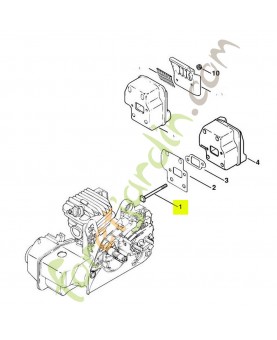 Vis M5x65 stihl réf 1123-148-1201 pour tronconneuse stihl