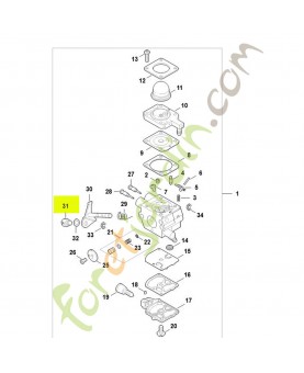 Boulon référence 4128-121-8900