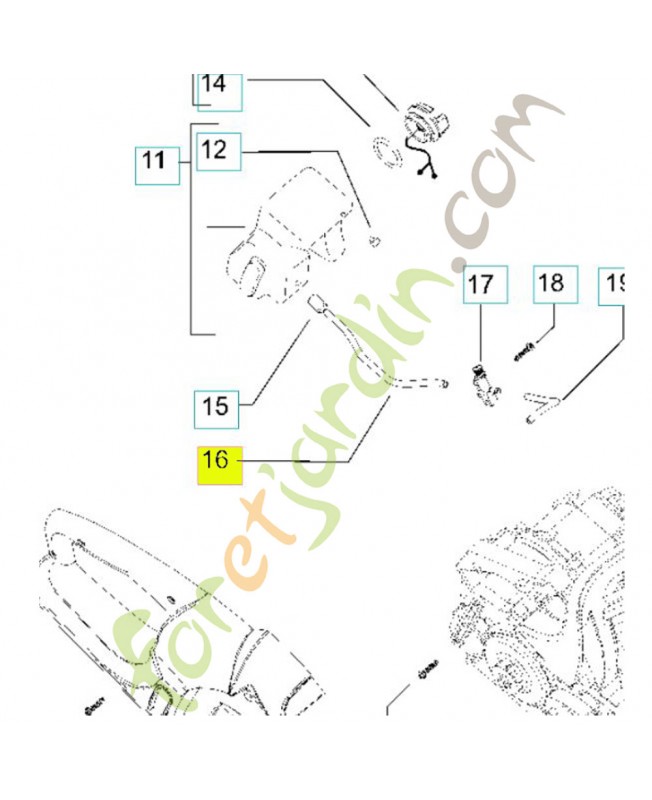 Tuyau d'huile référence 538243456