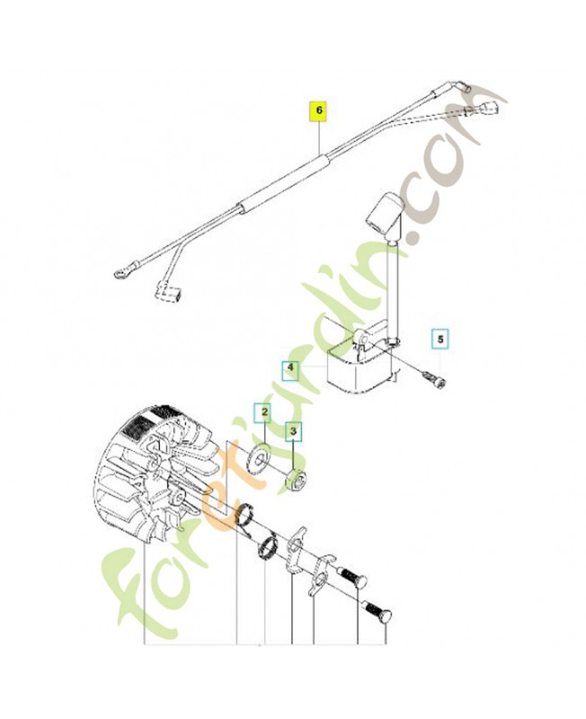 Faisceau des câbles référence 545079901