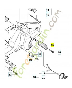 Amortisseur Husqvarna ref. 503132501 en stock