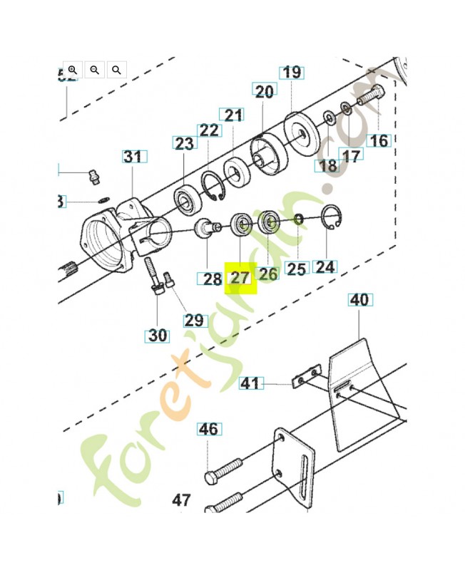 Roulement husqvarna