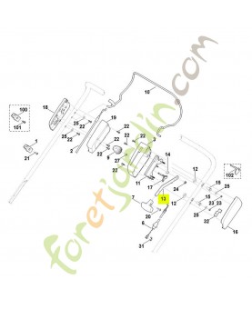 Levier de réglage référence 6290-763-2900