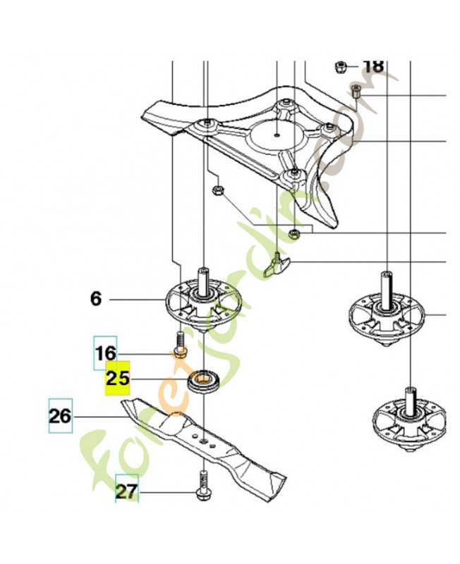 Support de lame référence 544064901