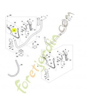 Câble commande des gaz référence 4144-182-3203