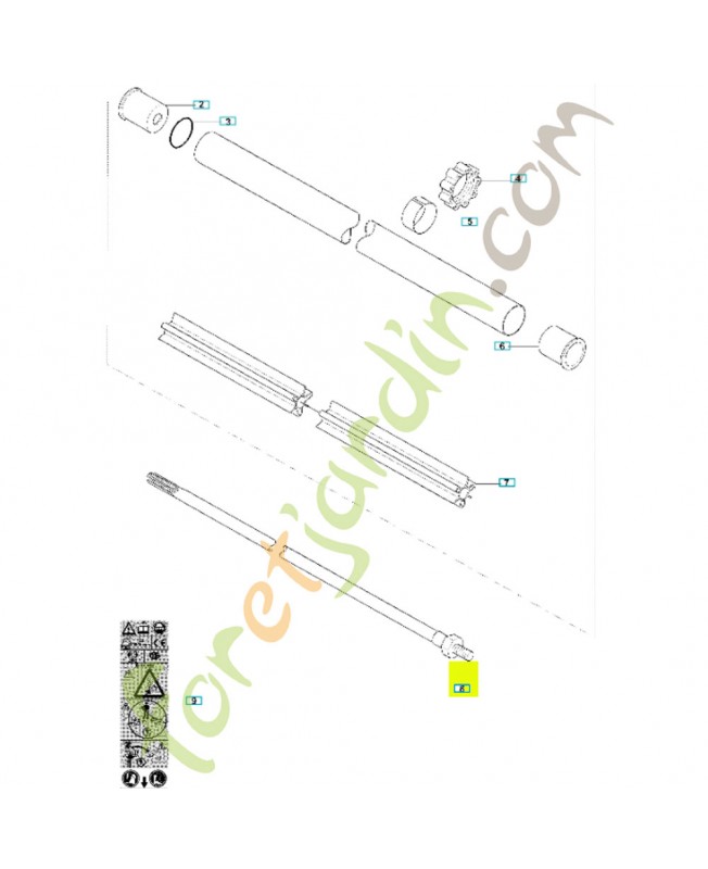 Arbre moteur référence 503924403