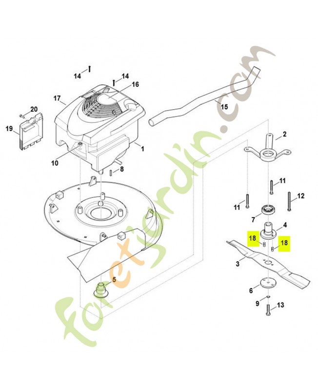 Goupille  référence 9378-543-2750