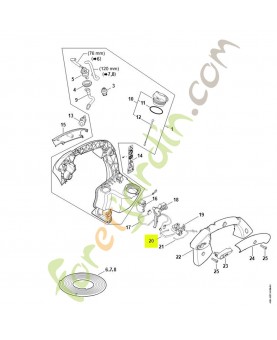 Ressort d'encliquetage référence 4241-182-4204